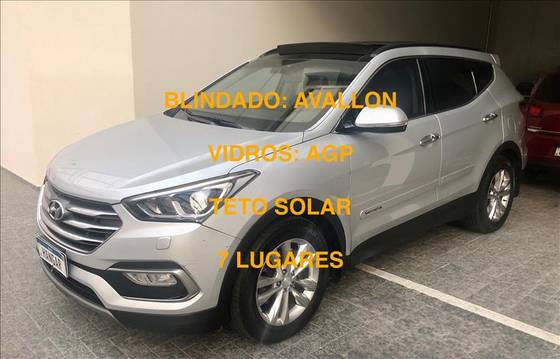 HYUNDAI SANTA FÉ 3.3 MPFI 4X4 7 LUGARES V6 270CV GASOLINA 4P AUTOMÁTICO HYUNDAI SANTA FÉ 3.3 MPFI 4X4 7 LUGARES V6 270CV GASOLINA 4P AUTOMÁTICO